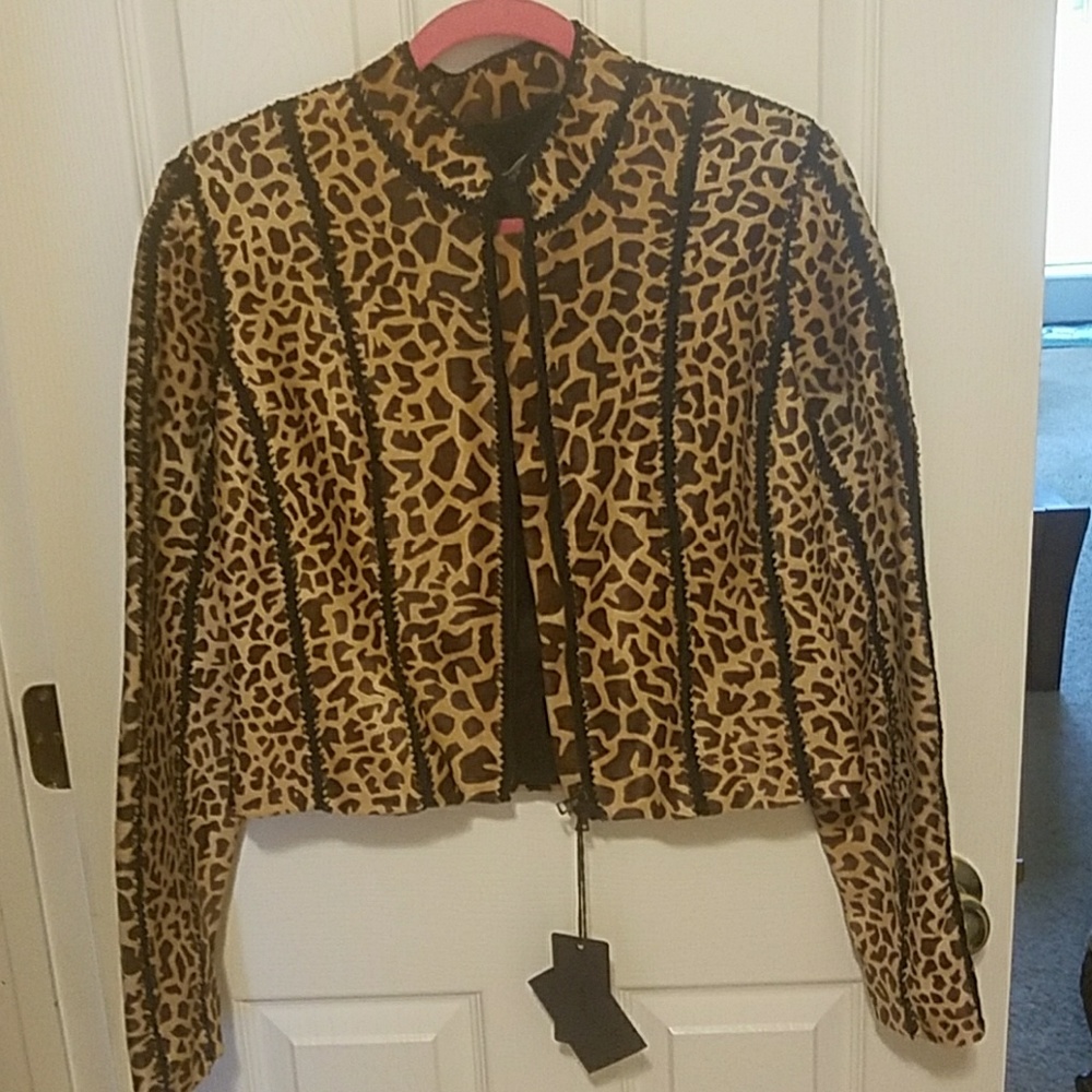 Authentic Prada giraffe print jacket - Picture 2 of 4